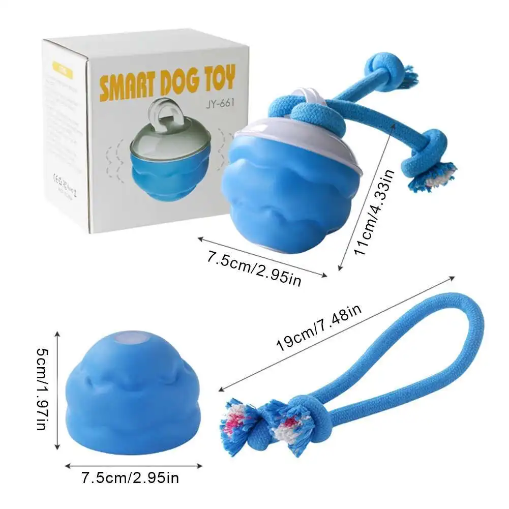 Bola Interativa para Cães com Corda Removível e Lavável - Imagem 5