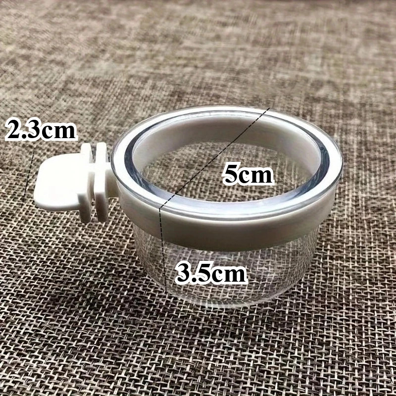 Comedouro para Pássaros e Papagaios de Plástico com Suporte Removível - Imagem 6
