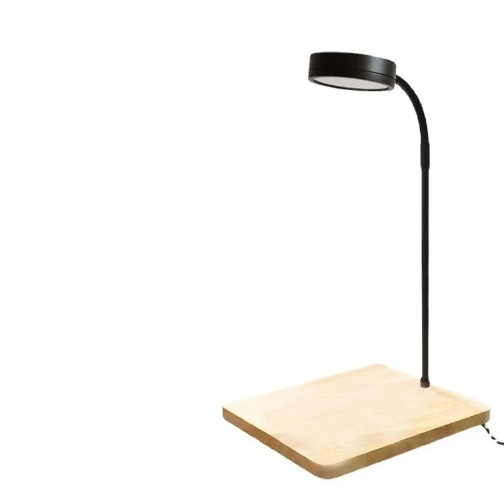 Lâmpada LED para Aquário 10W com Altura Retrátil e Base de Madeira - Imagem 5