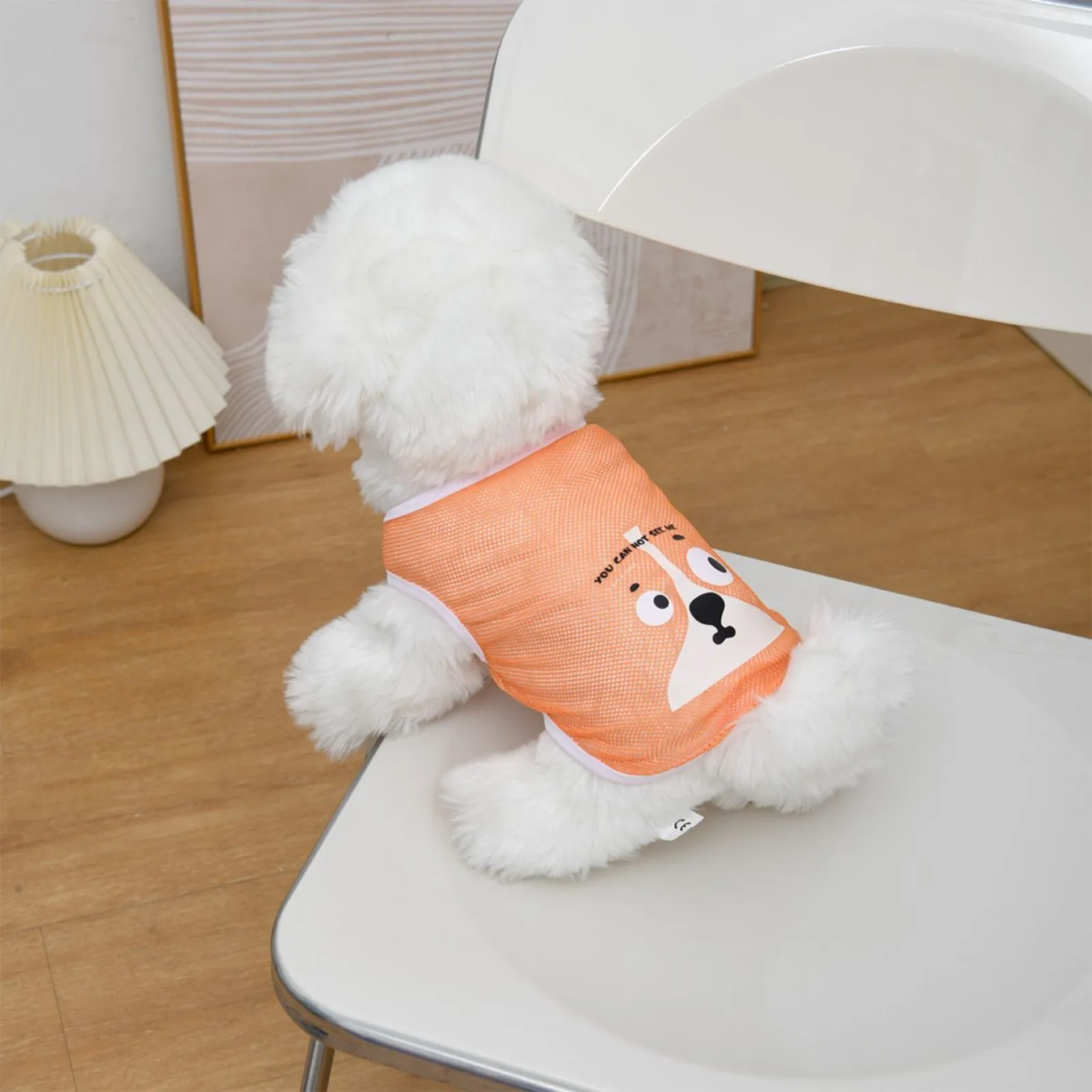 Colete para Cães e Gatos de Malha Estampada Respirável - Imagem 5