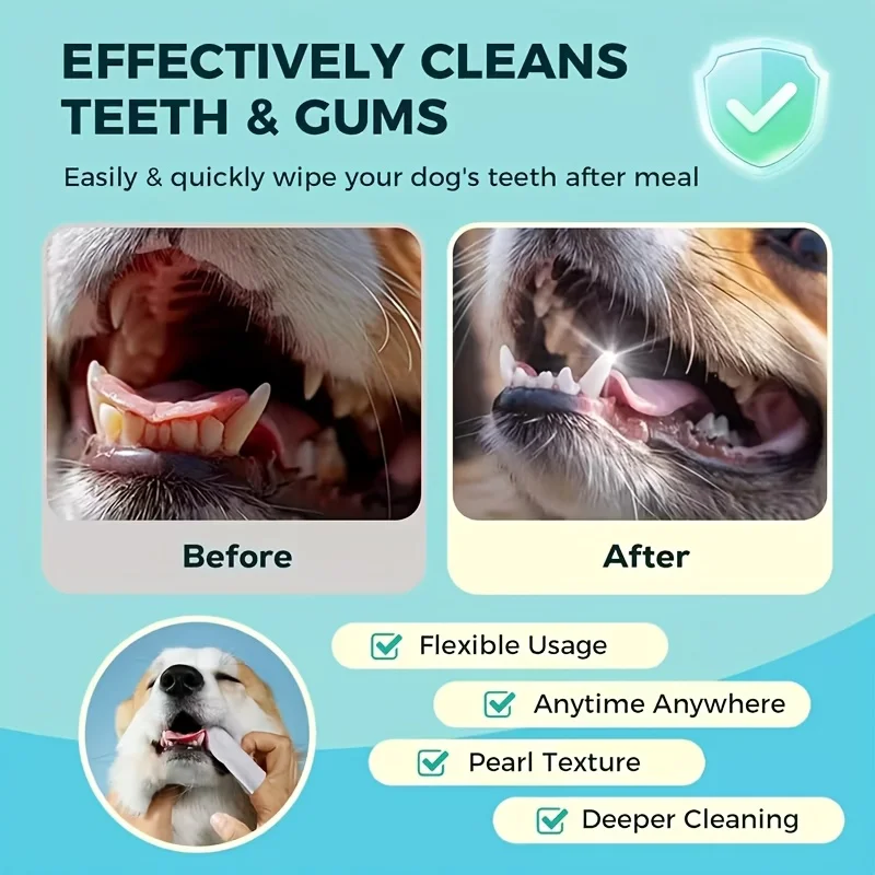 Lenços de Limpeza de Ouvido para Cães e Gatos, 50 Unidades - Imagem 2