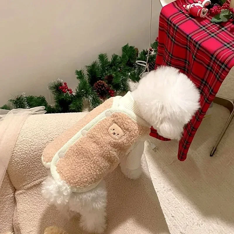 Casaco Moletom para Cães Pequenos e Médios com Estampa de Urso - Image 5