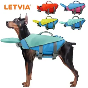 colete salva-vidas para cães ajustável