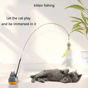 brinquedo varinha para gatos
