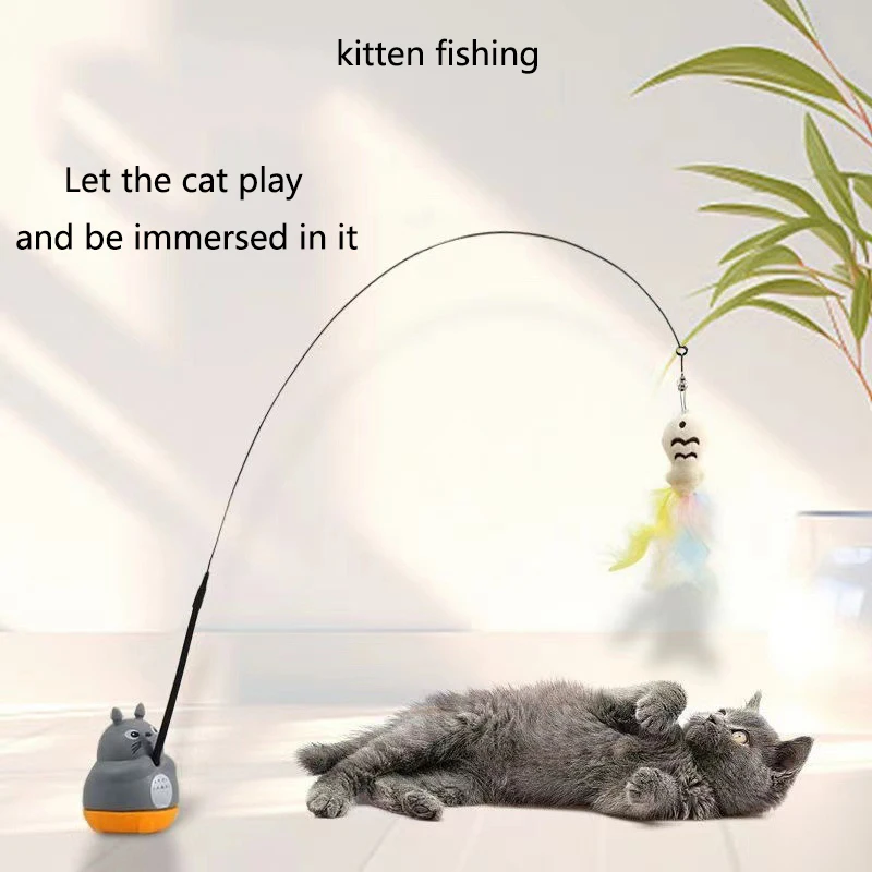 brinquedo varinha para gatos
