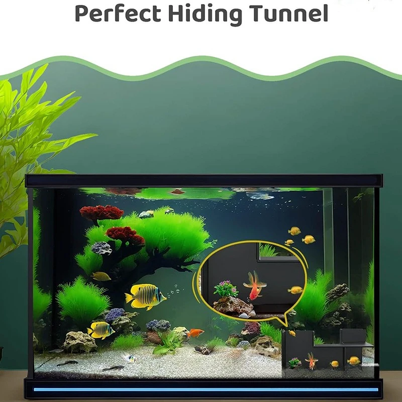Túnel Subterrâneo para Aquário de Peixes e Camarões - Imagem 5
