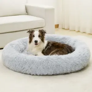cama sofá de pelúcia para cães e gatos