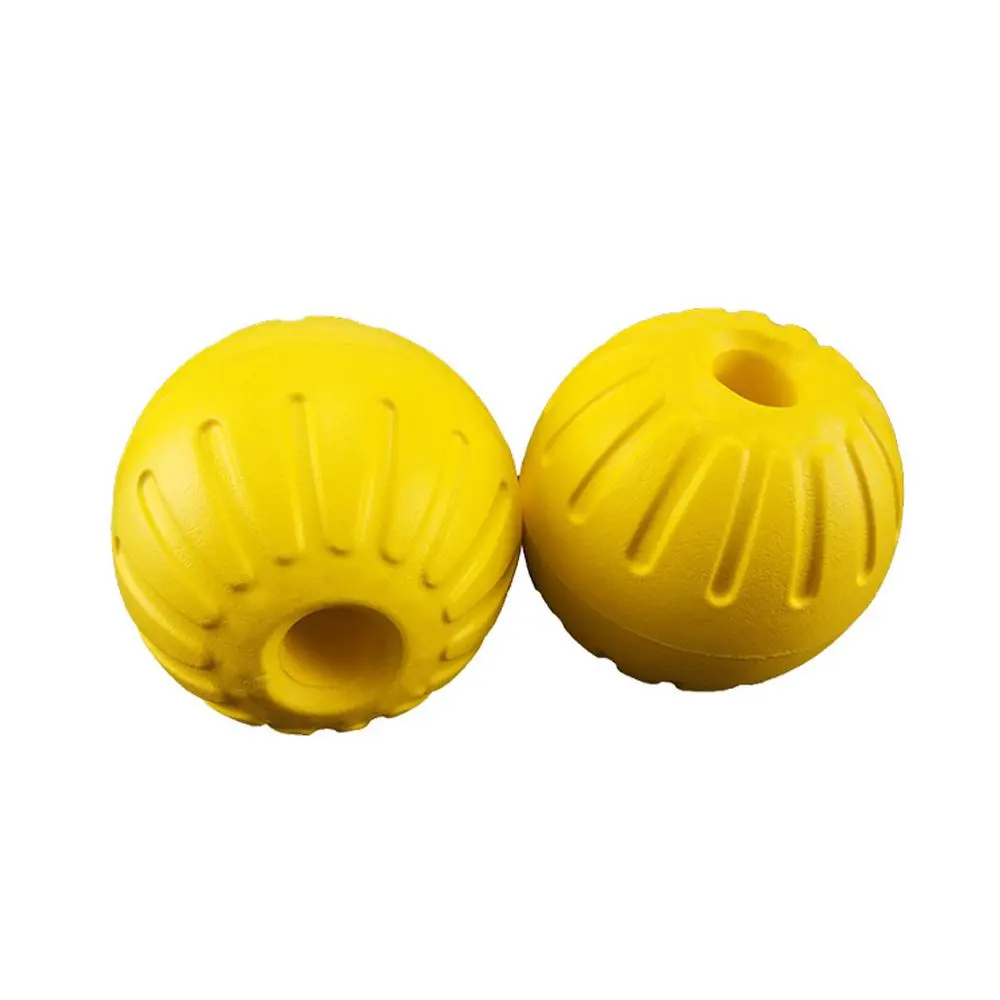 Bola de Borracha para Cães EVA 7 cm Amarela para Treinamento - Imagem 4