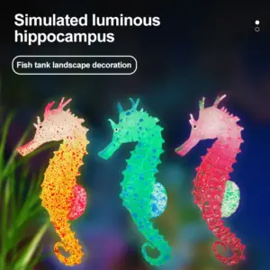 hipocampo artificial de silicone para aquário
