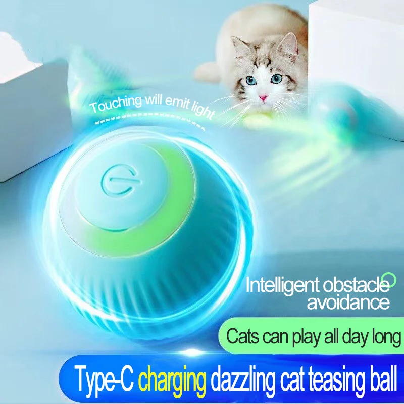 bola interativa automática para gatos