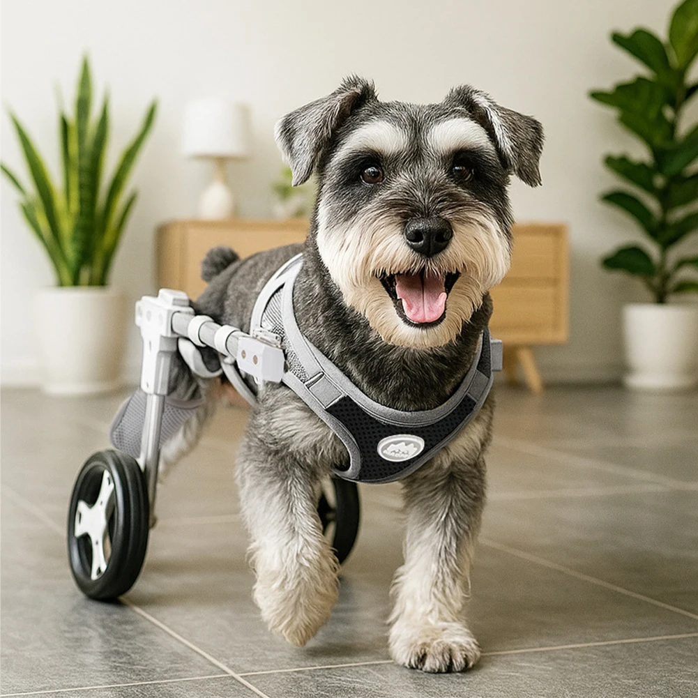 Cadeira de Rodas para Cães de Alumínio Ajustável para Reabilitação - Image 2