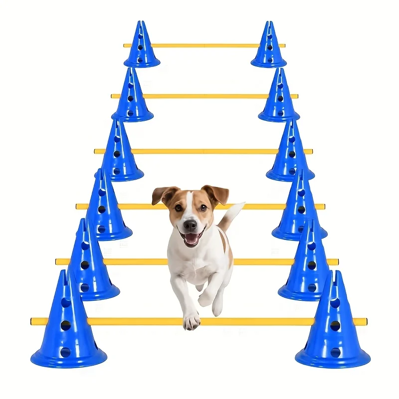Kit Agilidade para Cães com Balde e Suporte para Barreiras - Image 4