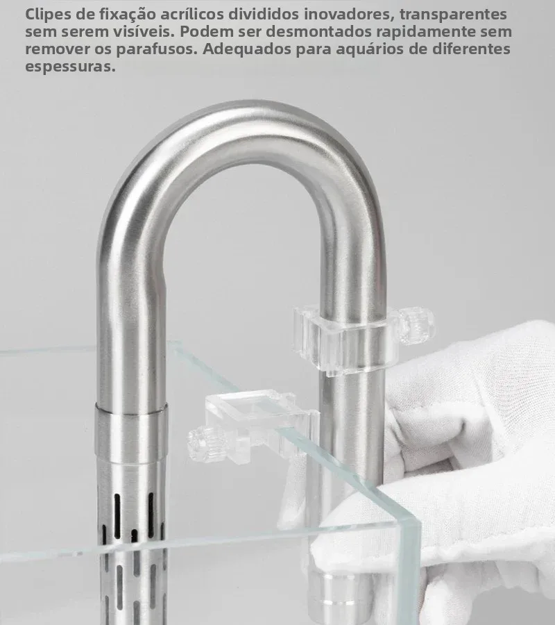 Filtro de Aquário WYIN Inox para Tubos de 12-20mm com Entrada Segura - Imagem 6