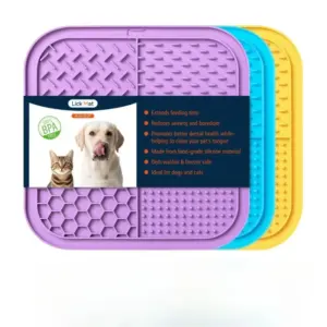 tapete de silicone para lamber cães e gatos