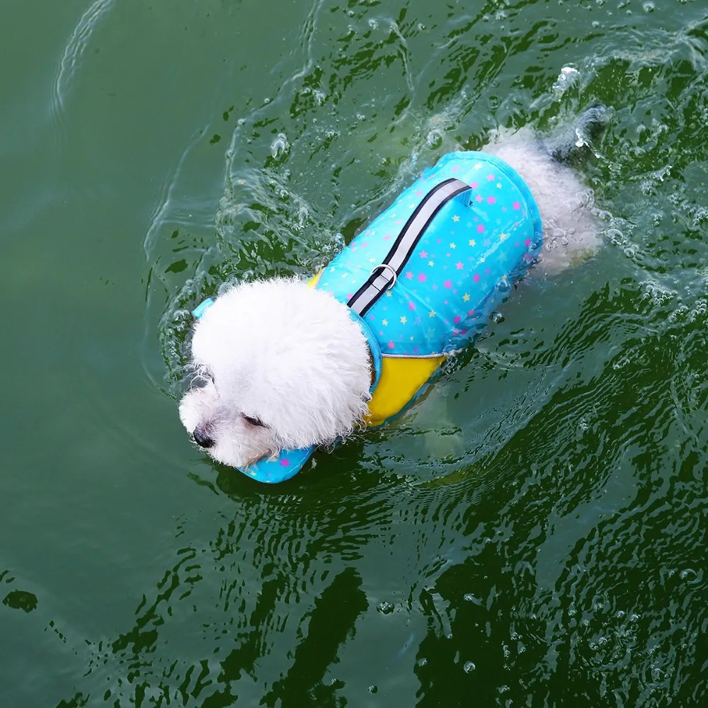 Colete Salva-Vidas para Cães com Flutuador Frontal Removível - Imagem 4