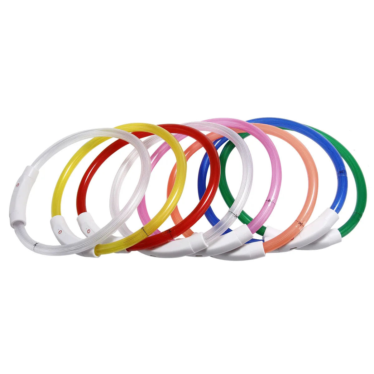 Coleira LED para Cães Recarregável USB Ajustável e Refletiva - Imagem 4