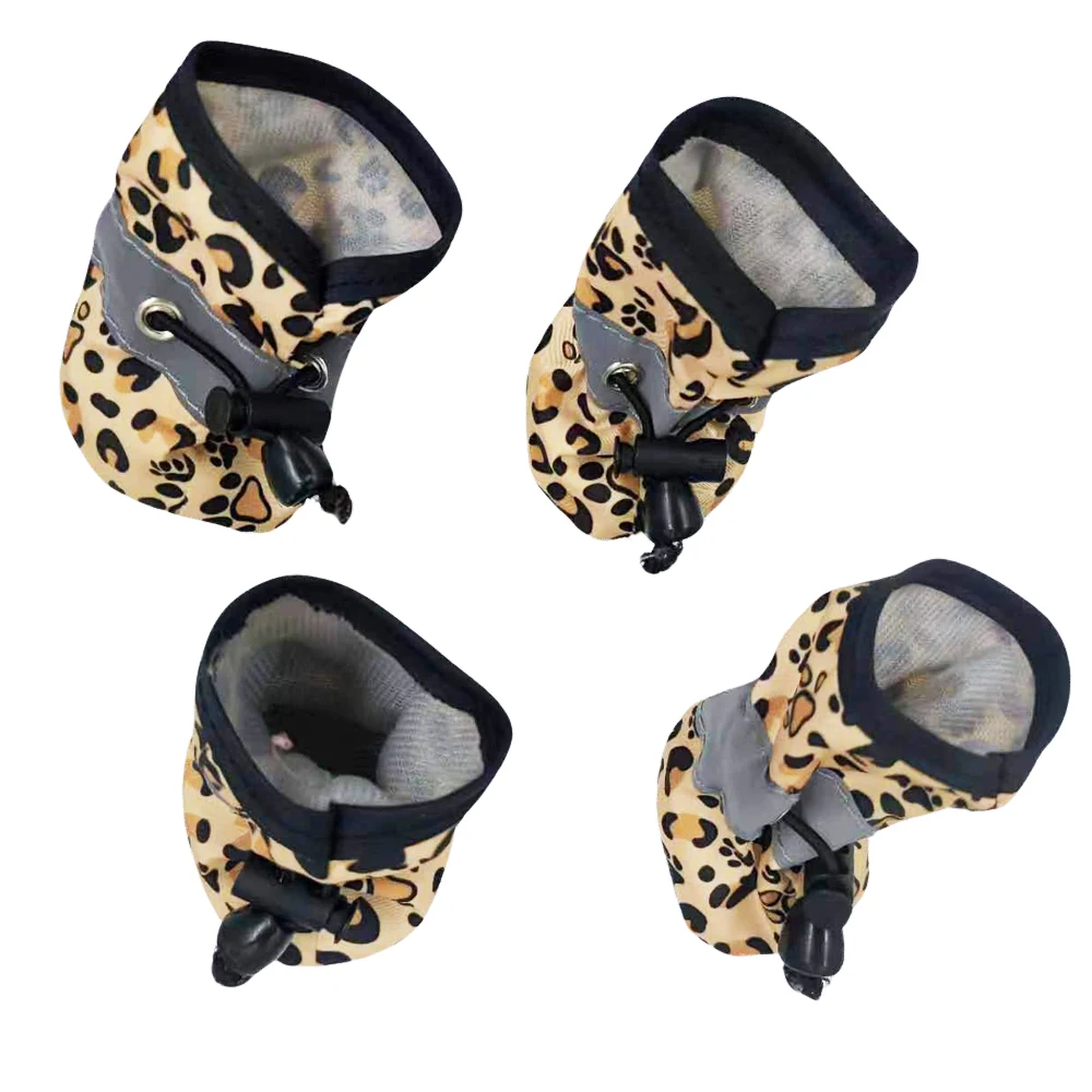 Sapatos para Cães Pequenos de Verão Ajustáveis Antiderrapantes - Imagem 5