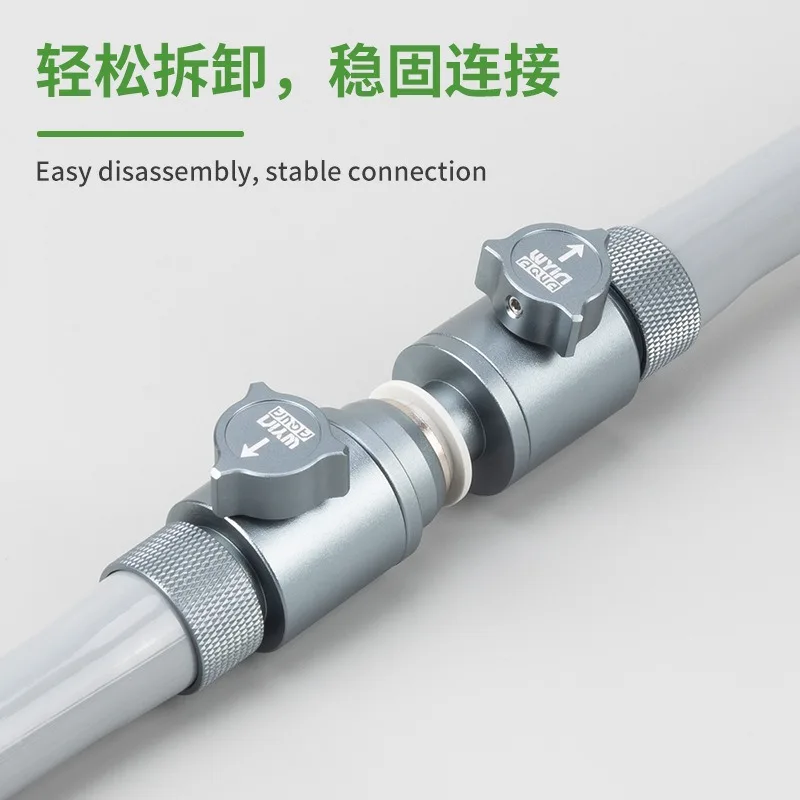 Conector Rápido para Aquário com Válvula Reguladora de Fluxo - Imagem 4