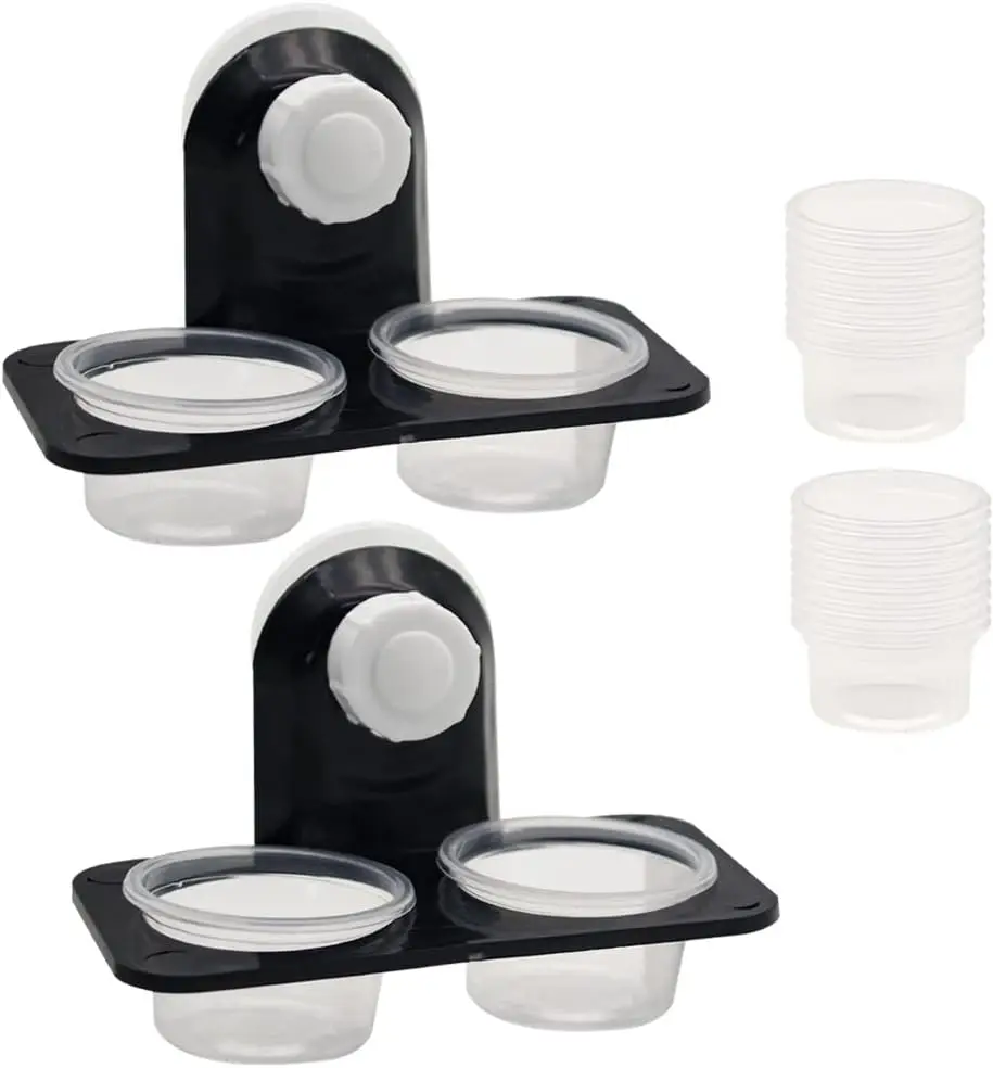 comedouro para répteis com ventosa