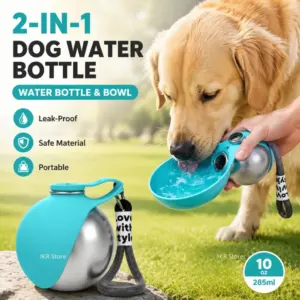 garrafa de água portátil para cães e gatos