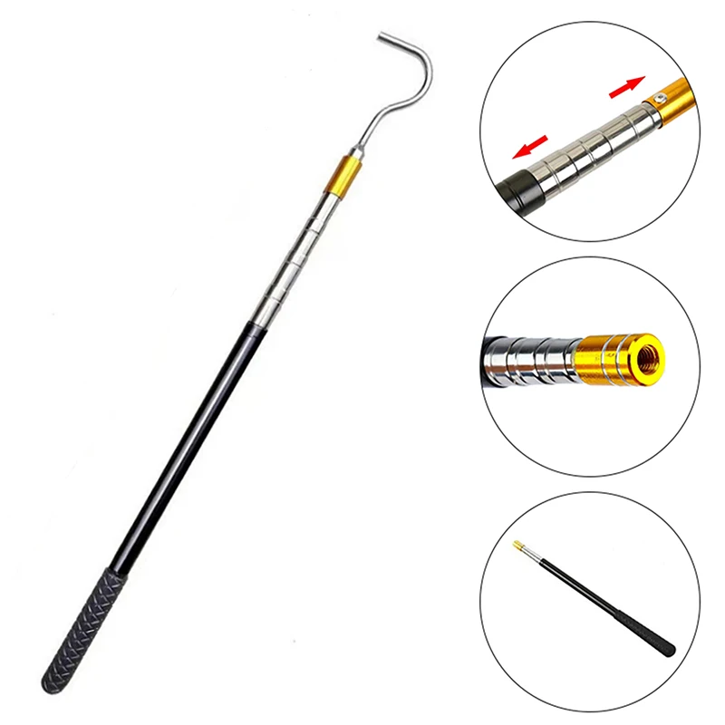 Vara de Captura para Répteis de Aço Inoxidável 42-150 cm Ajustável - Imagem 3
