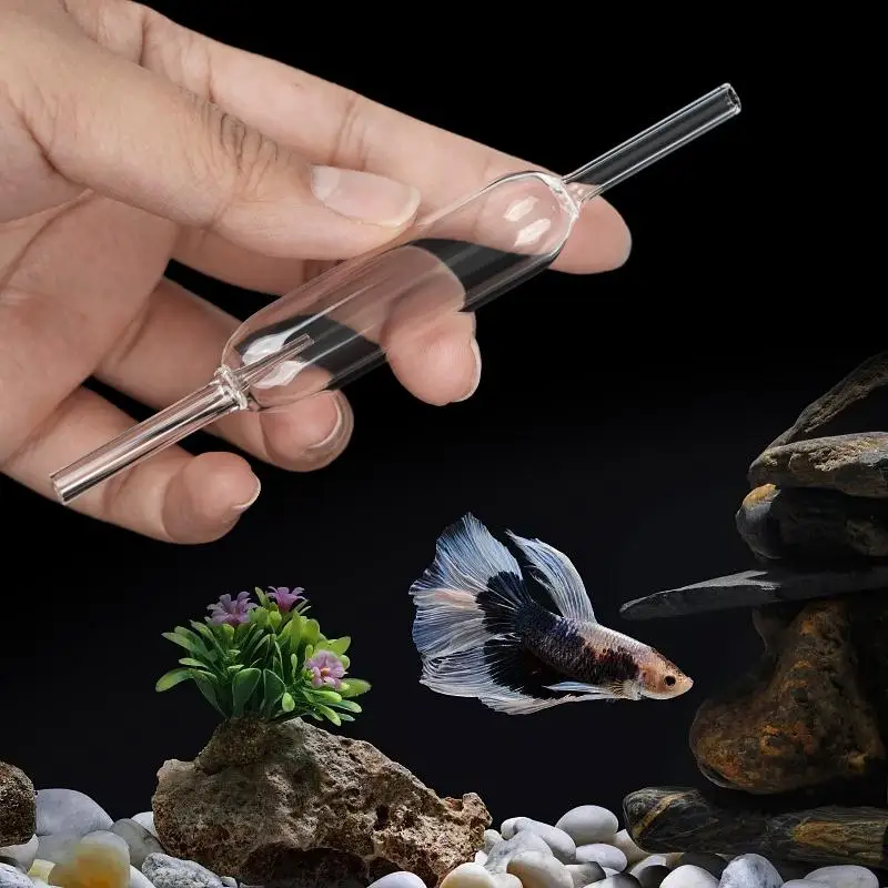 Contador de Bolhas CO2 para Aquário de Vidro Transparente com Válvula - Imagem 4
