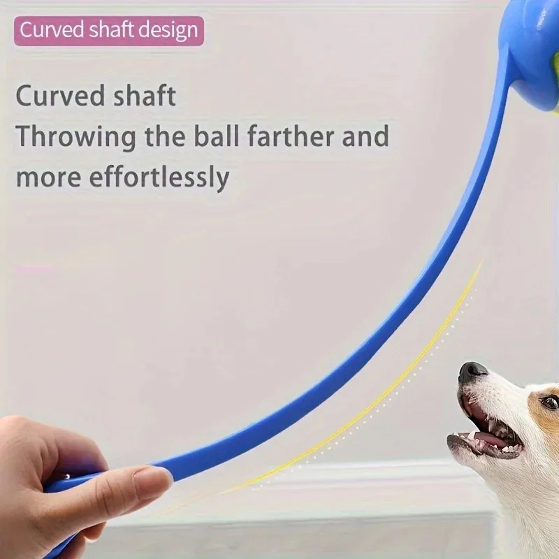 Lançador de Bolas para Cães Interativo com Cabo Ergonômico e Leve - Imagem 4