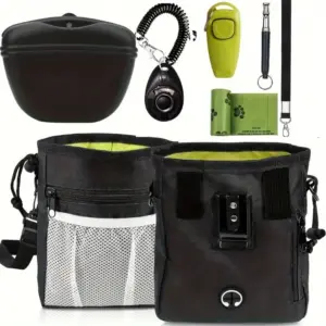 kit treinamento para cães com bolsa de petiscos