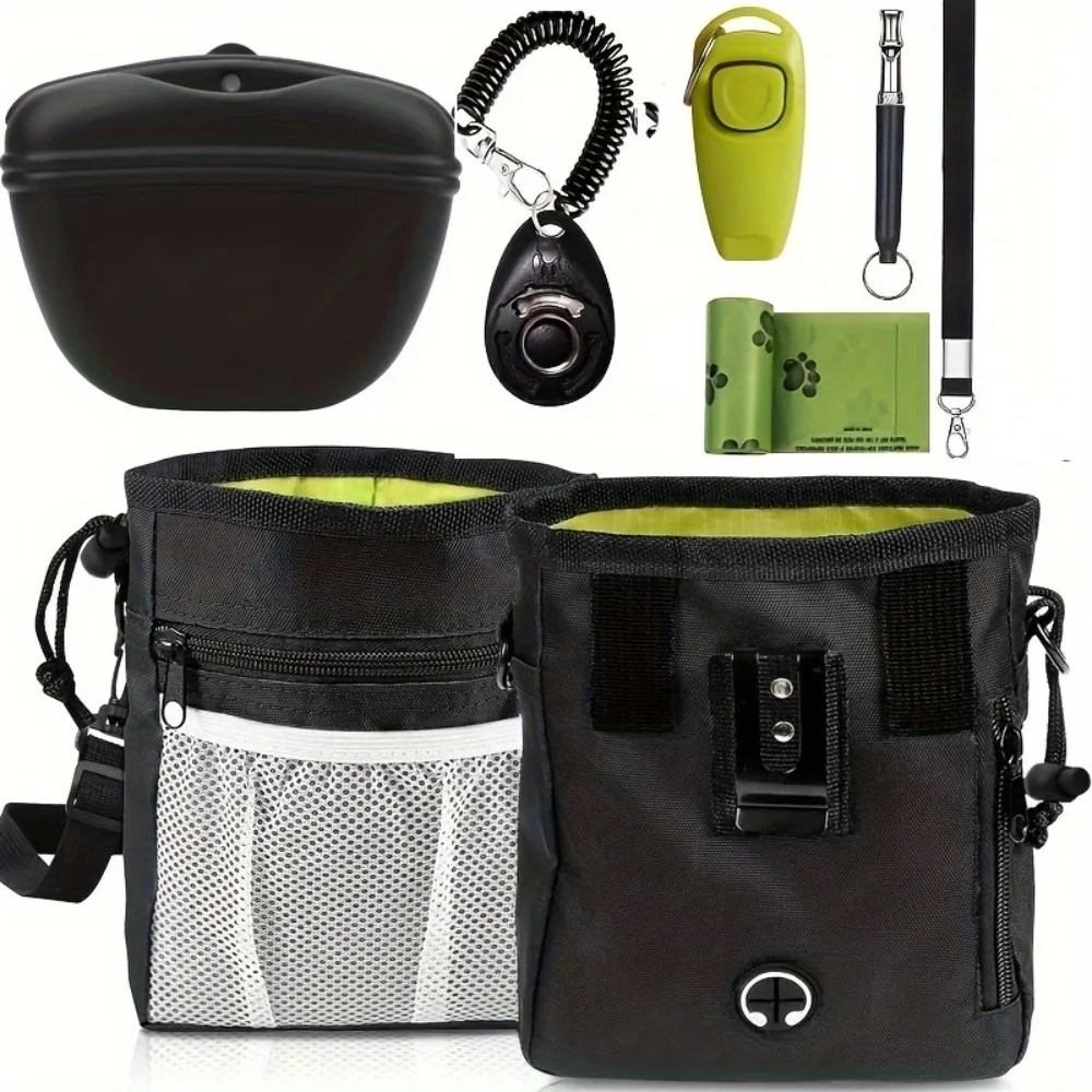 kit treinamento para cães com bolsa de petiscos
