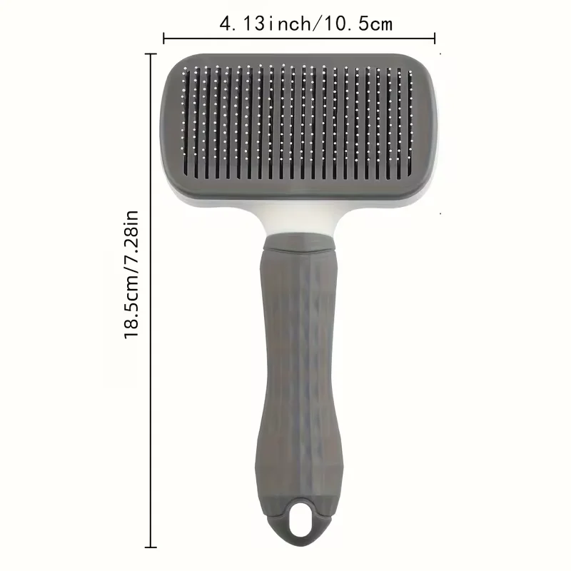 Escova Autolimpante para Cães e Gatos com Remoção de Pelos com Um Clique - Image 6