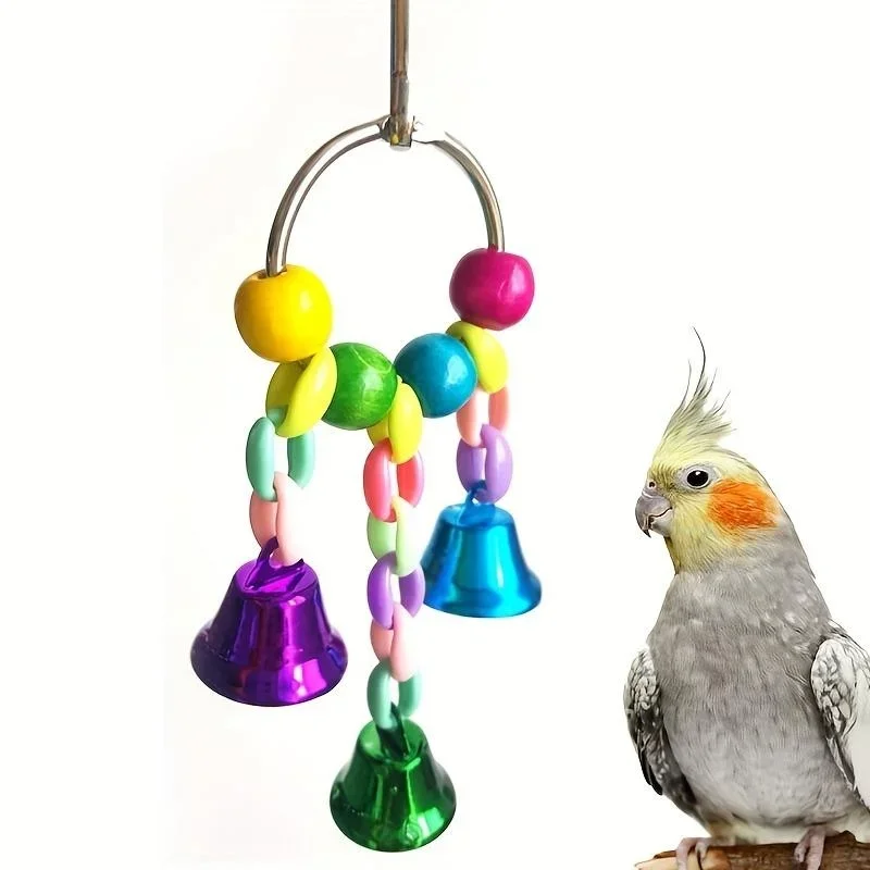 brinquedo de sino para pássaros