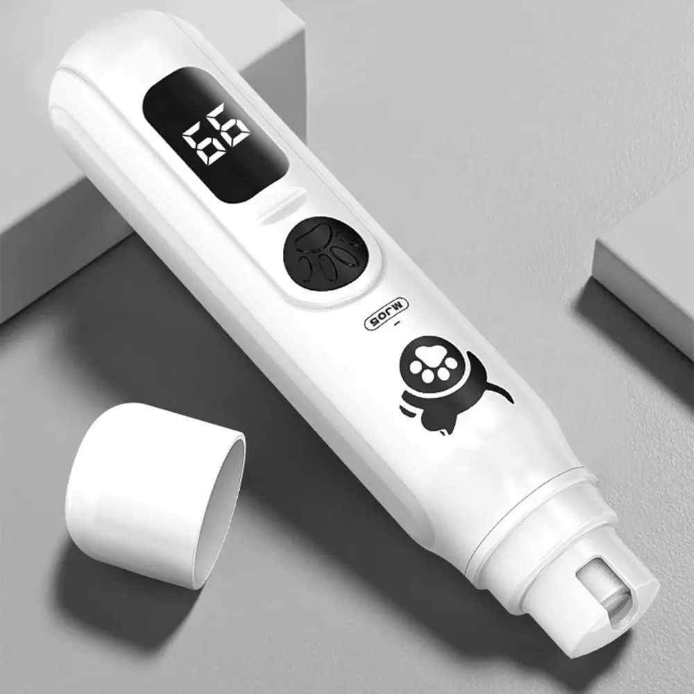 Aparador de Unhas Elétrico para Cães e Gatos Recarregável USB, 3 Velocidades - Imagem 6