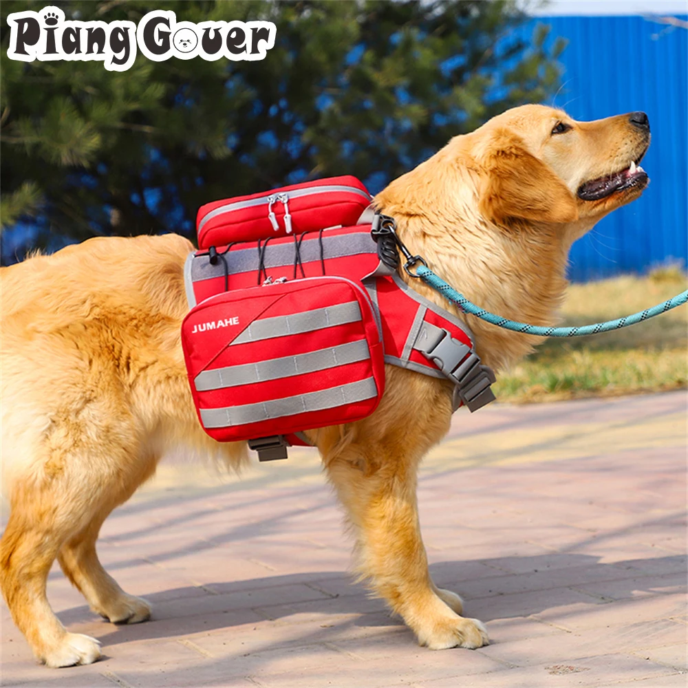 Peitoral Ajustável para Cães com Bolsas Laterais para Viagem - Image 2