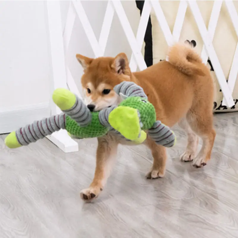 Brinquedo Squeaky para Cães Grandes de Pelúcia com Som - Imagem 6