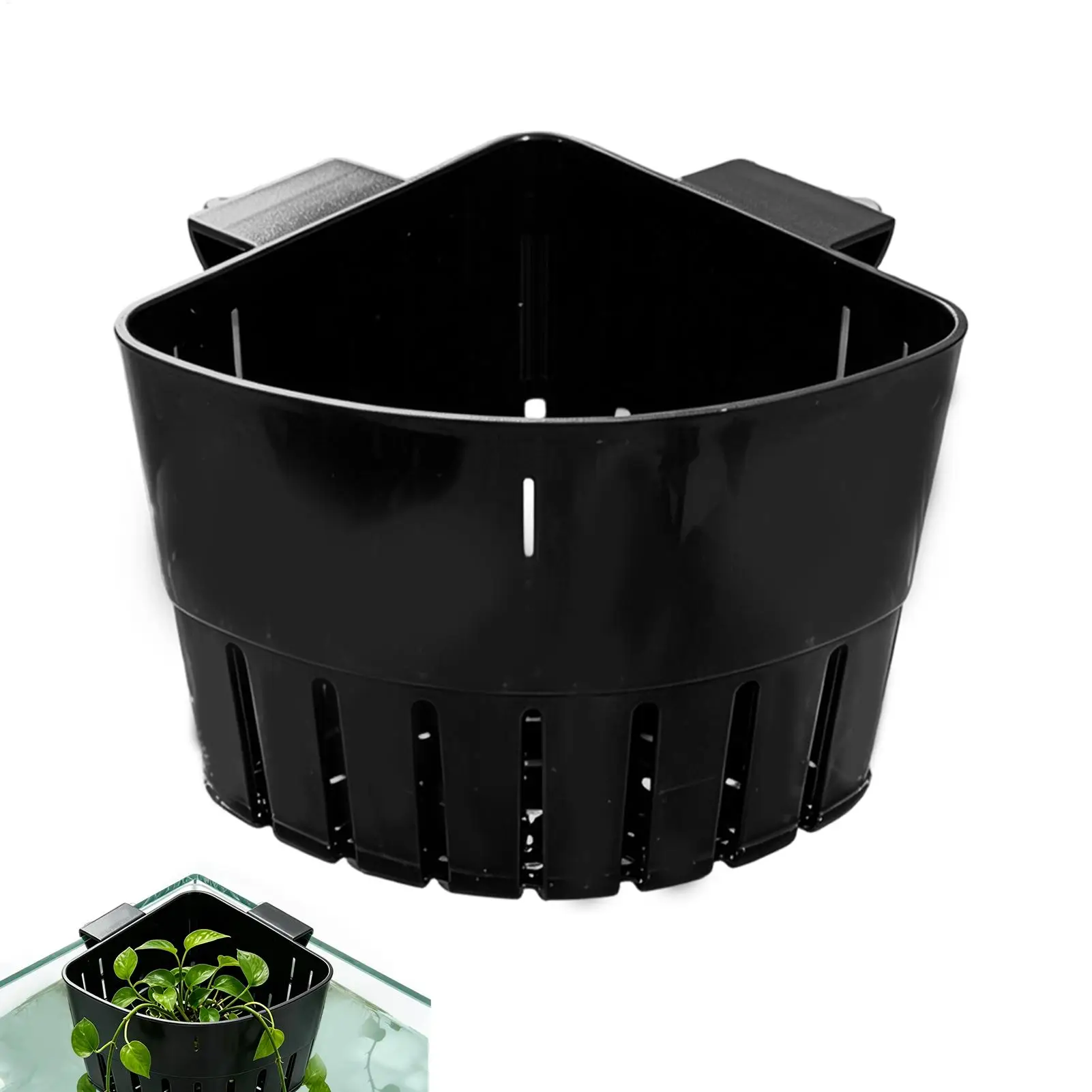 suporte para plantas de aquário com clipe