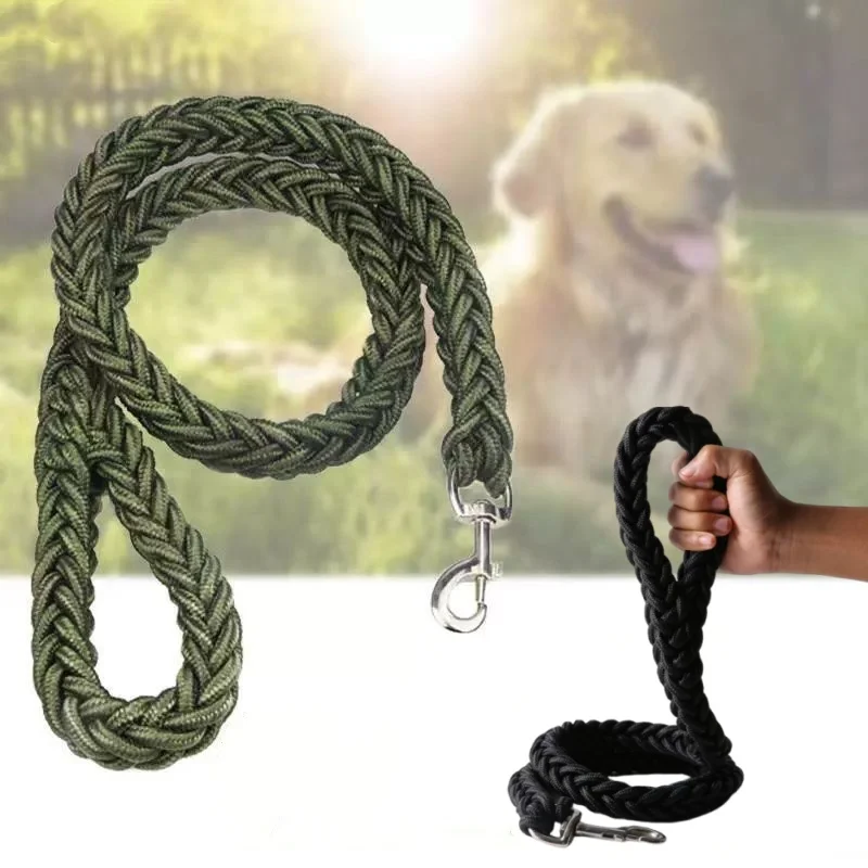 coleira guia para cães grandes de nylon