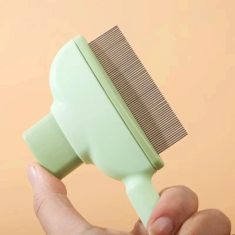 Escova para Gatos e Cães de Pelo Longo Autolimpante - Imagem 4