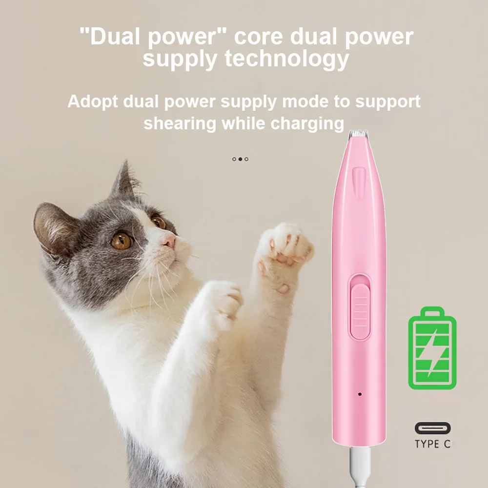 Aparador de Pelos para Cães e Gatos com Lâmina de Aço Inoxidável - Imagem 5