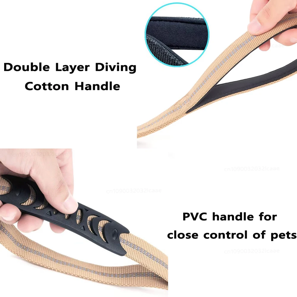 Coleira Tática para Cães Grandes com Cinto de Segurança e Elástico - Imagem 2