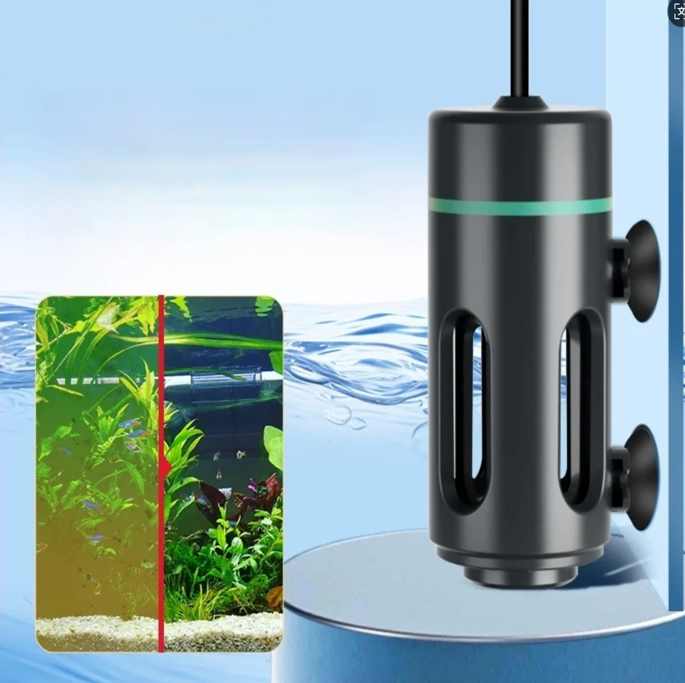 lâmpada UV para aquário