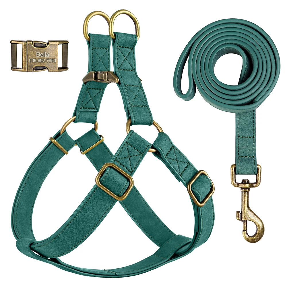 Conjunto Peitoral e Coleira para Cães Pequenos e Médios Ajustável - Image 5