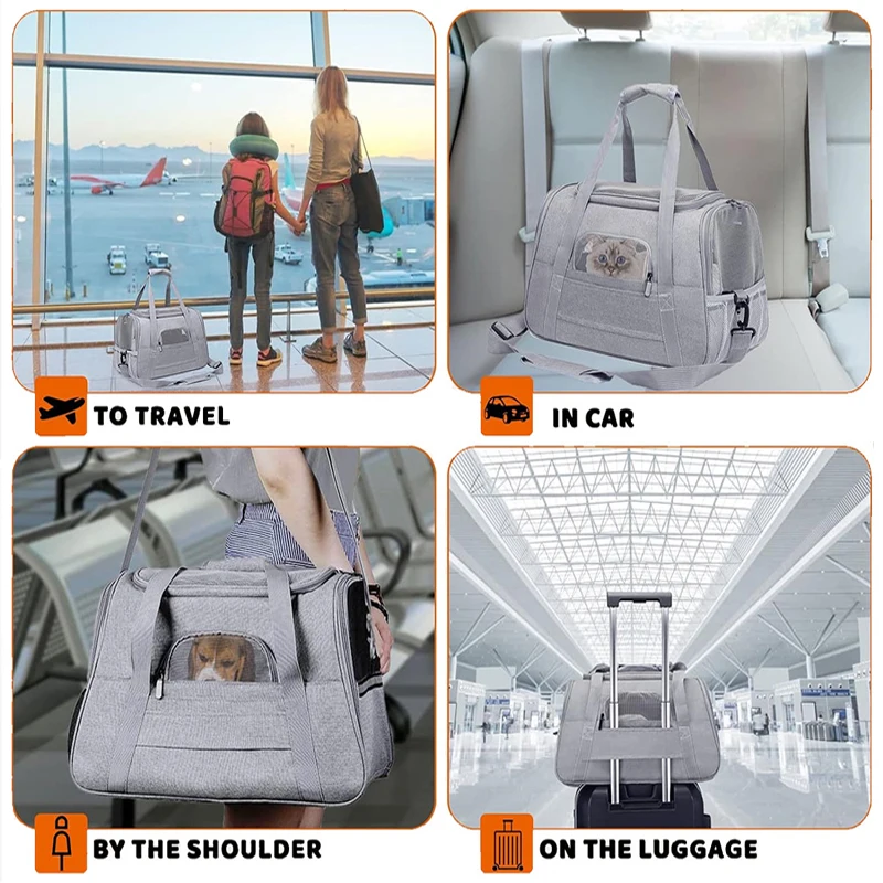 Bolsa de Transporte para Cães e Gatos Dobrável e Respirável - Image 5