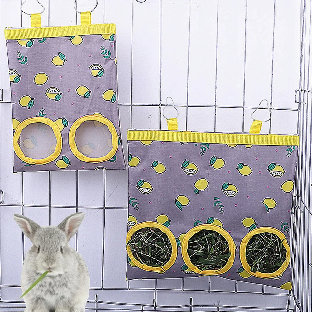 Saco de Feno para Coelhos e Hamsters 19x24cm com Fivela para Gaiola - Imagem 4