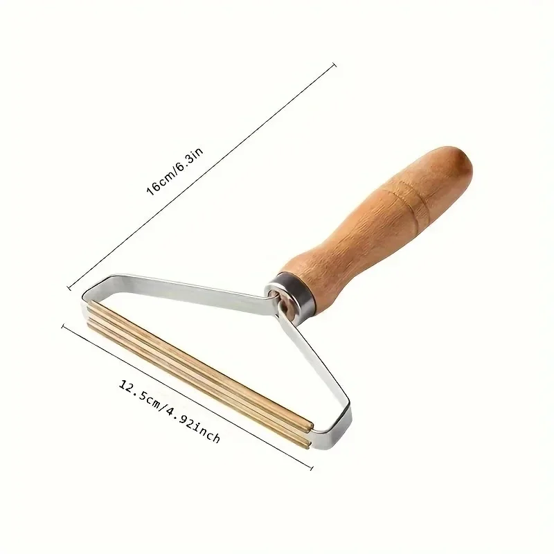 Removedor de Pelos para Cães e Gatos de Madeira e Metal 16,5 cm - Imagem 6
