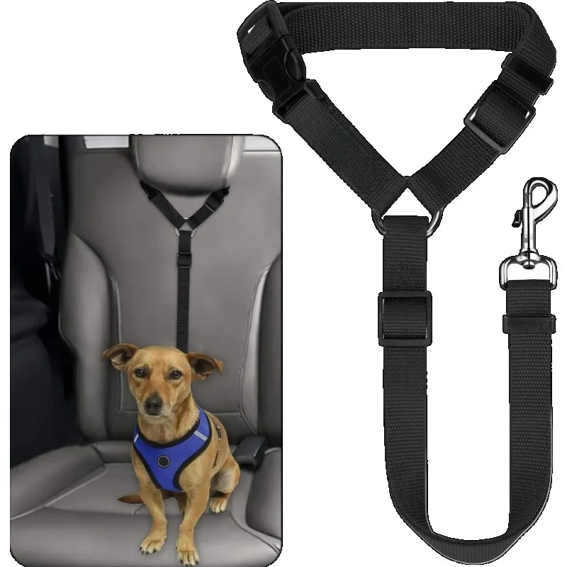 Cinto de Segurança para Cães de Nylon Ajustável para Carro - Imagem 5