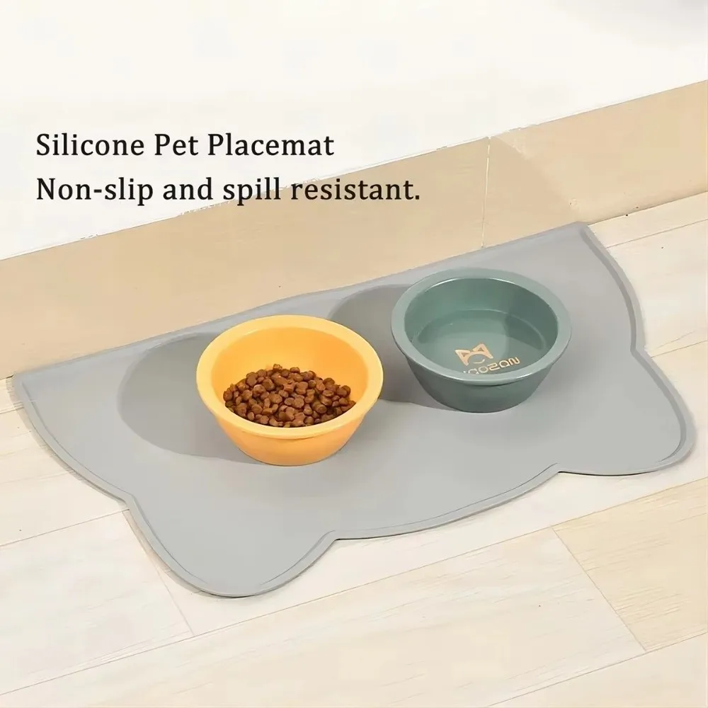 Tapete de Silicone para Alimentação de Pets 44x24cm Lavável - Image 5