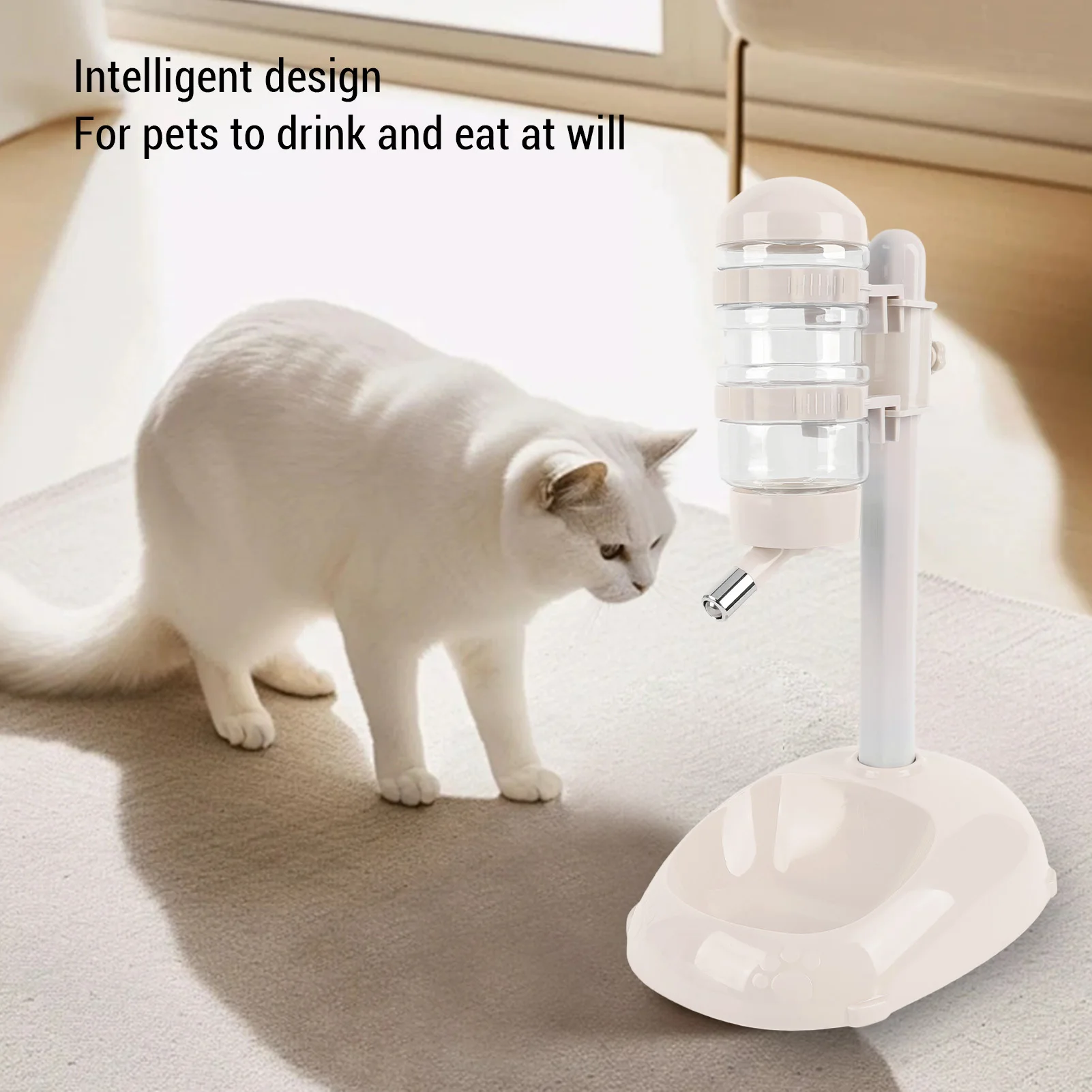 Bebedouro e Comedouro para Cães com Altura Ajustável 500ml - Imagem 3