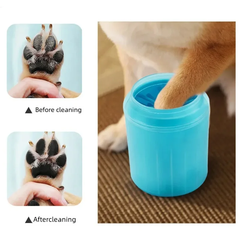 Copo Limpa Patas para Cães com Cerdas de Silicone Macio Removível - Imagem 3