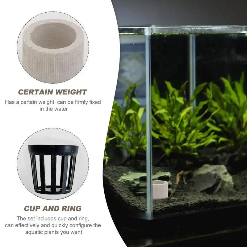 Pesos para Plantas de Aquário de Cerâmica Antifluante, 10 ou 20 Conjuntos - Image 4