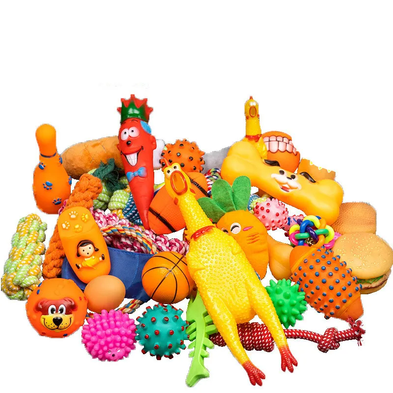 Kit Brinquedo para Cães com Bola, Osso e Corda para Morder - Imagem 5